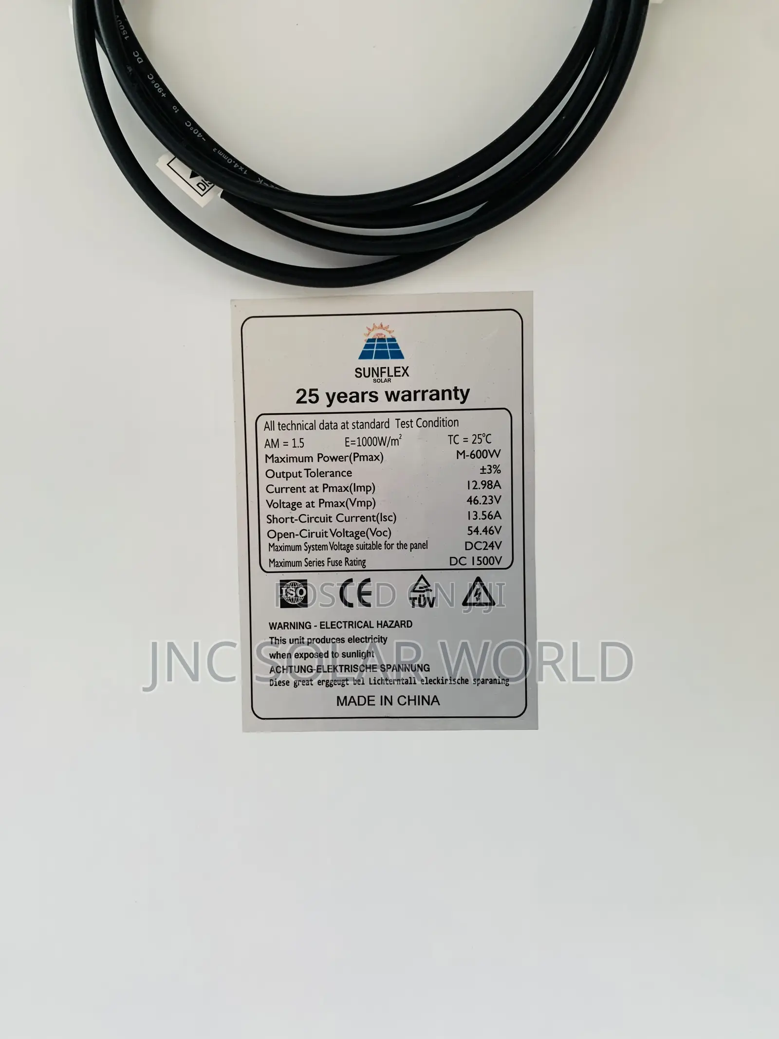 45w Solar Panels Sunflex Mono 60 Cell