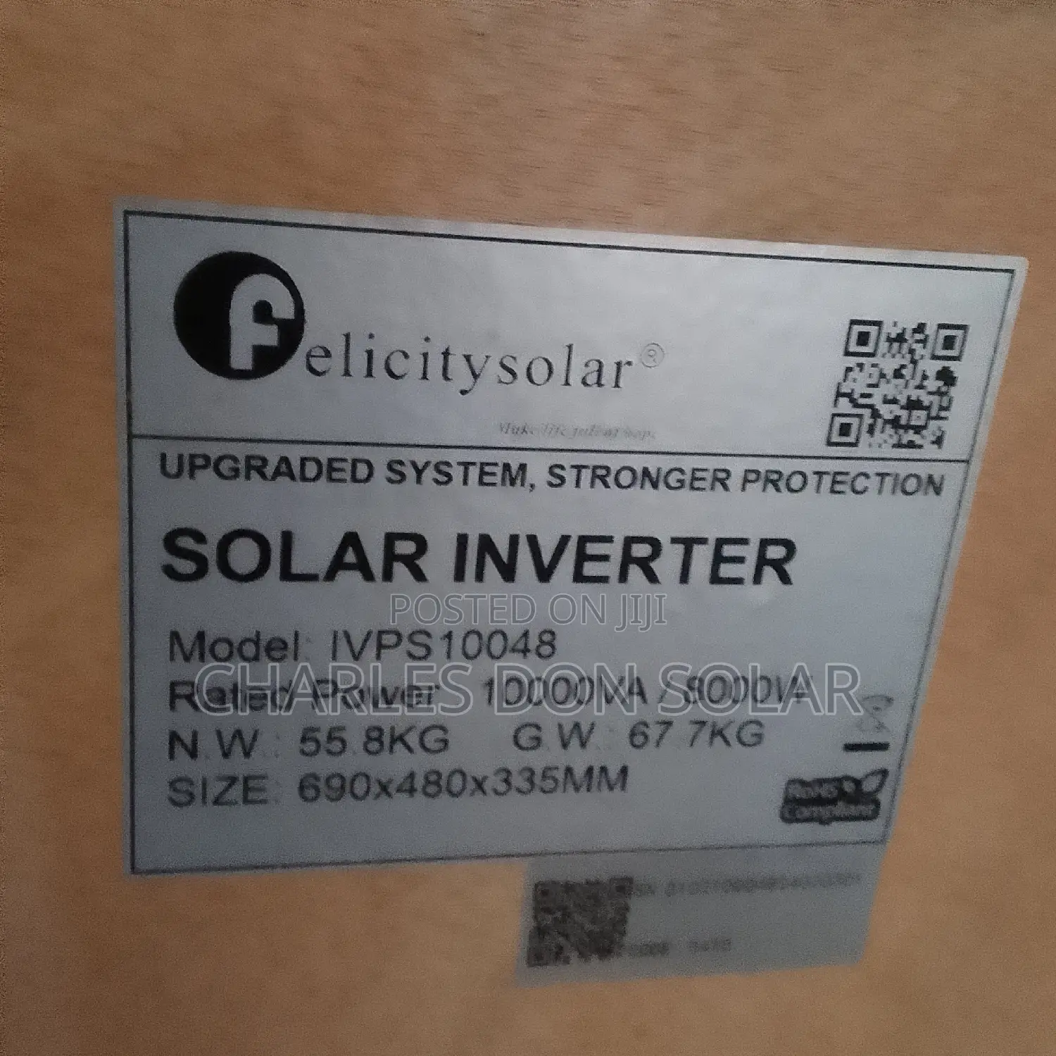 Felicity Inverter 10kva 48v Non Hybrid