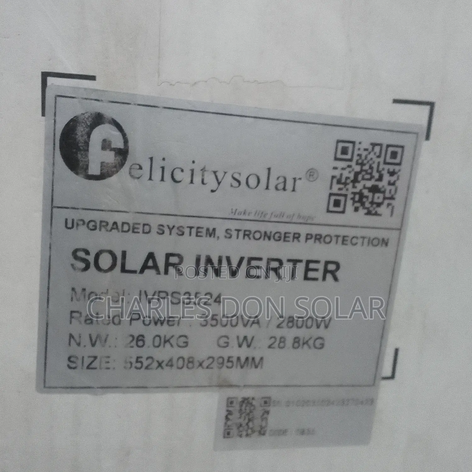3.5kva 24v Felicity Inverter Non Hybrid