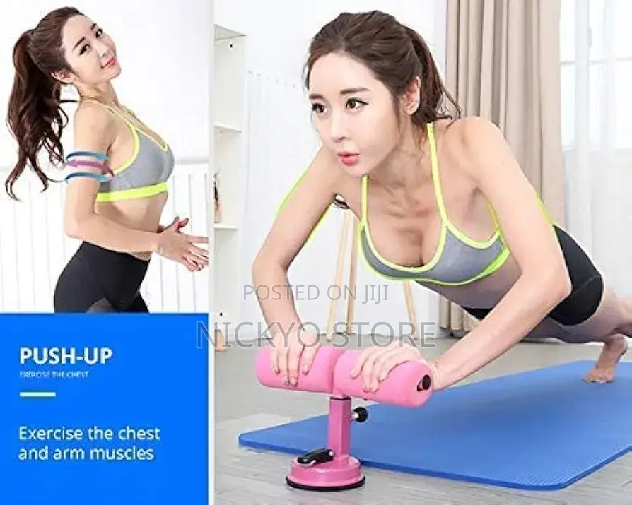 Portable Sit-Up Bar With Suction Base