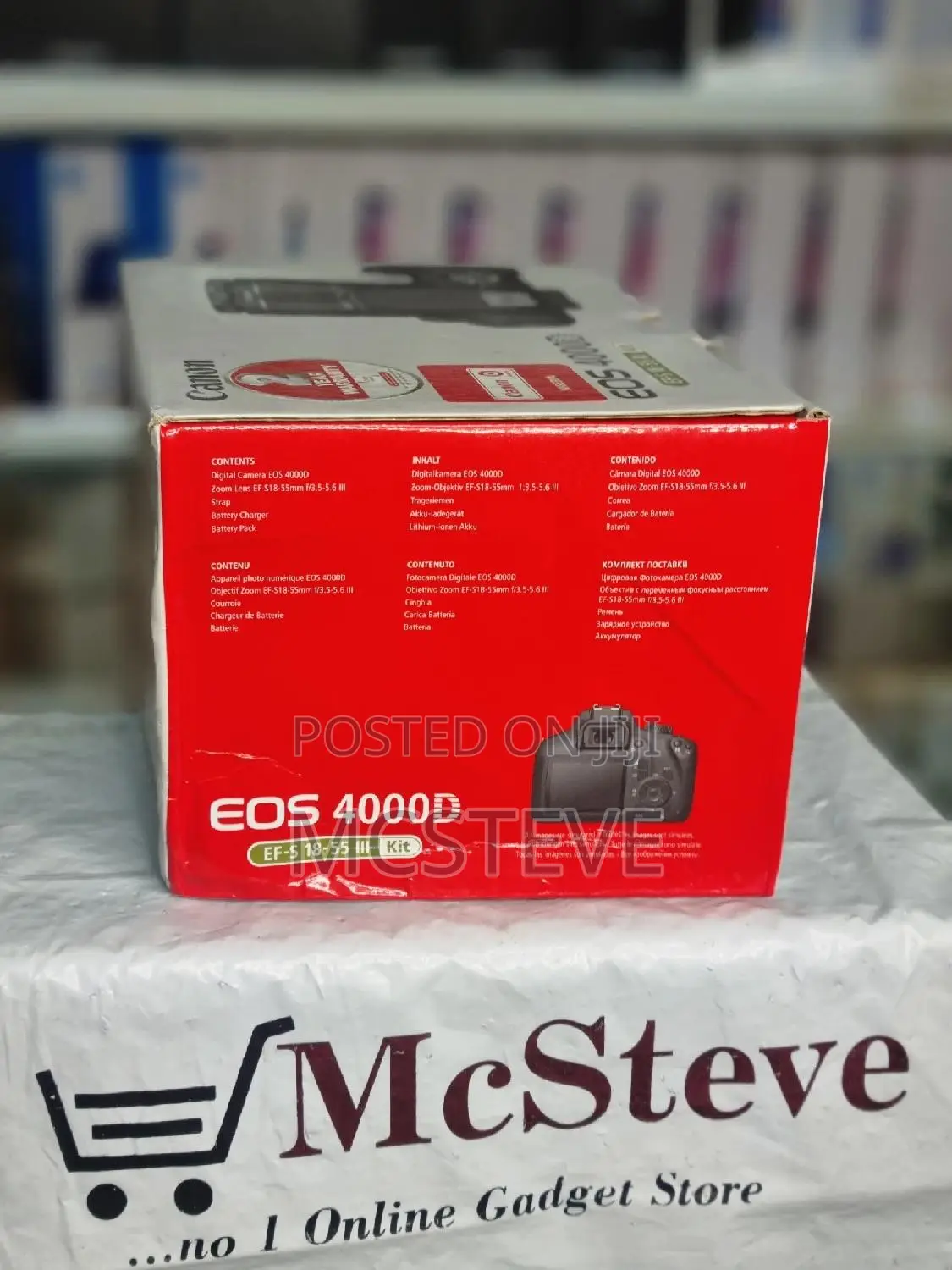 Canon EOS 4000D DSLR Camera