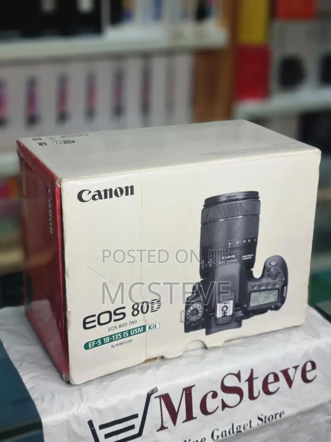 Canon Eos 80d DSLR Camera With 18 - 135mm Lens Brand New