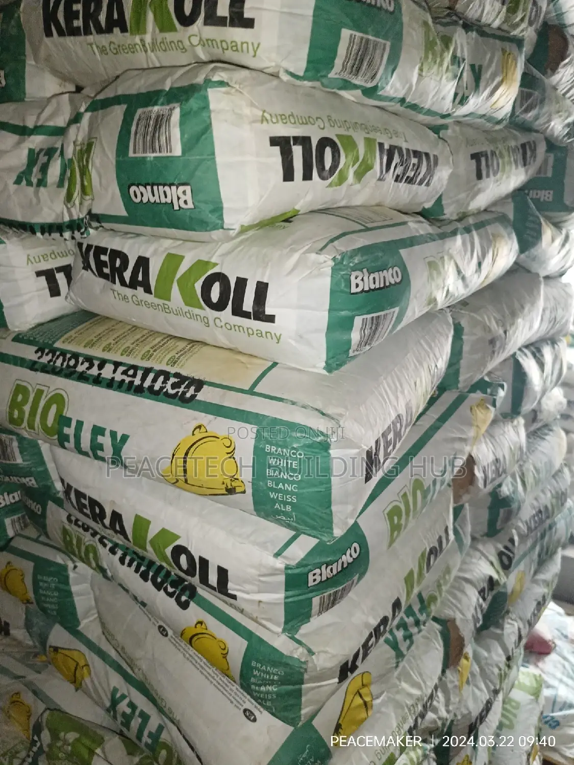 Original Kerakoll Bioflex Tiles Adhesive