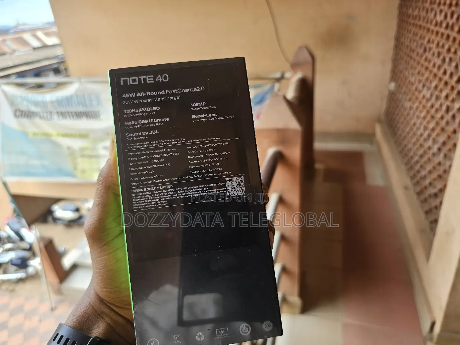 New Infinix Note 40 256 GB
