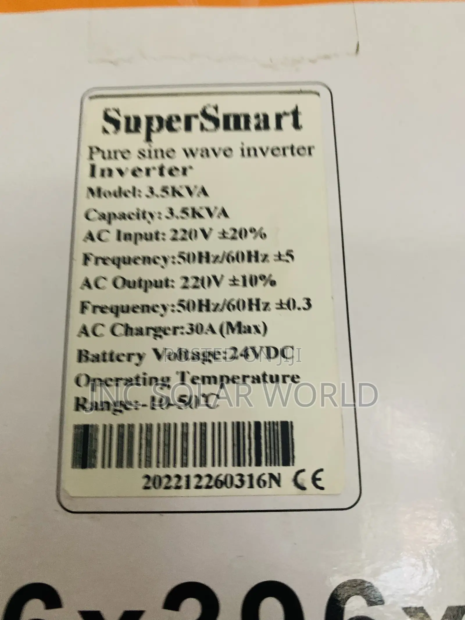 3.5kva/24v Super Smart Inverter