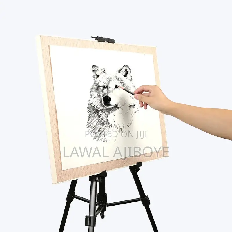 Metal Adjustable Portable Sketch Easel Stand Foldable Travel