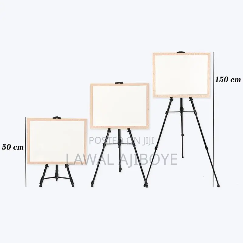 Metal Adjustable Portable Sketch Easel Stand Foldable Travel