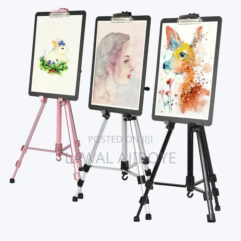 Metal Adjustable Portable Sketch Easel Stand Foldable Travel