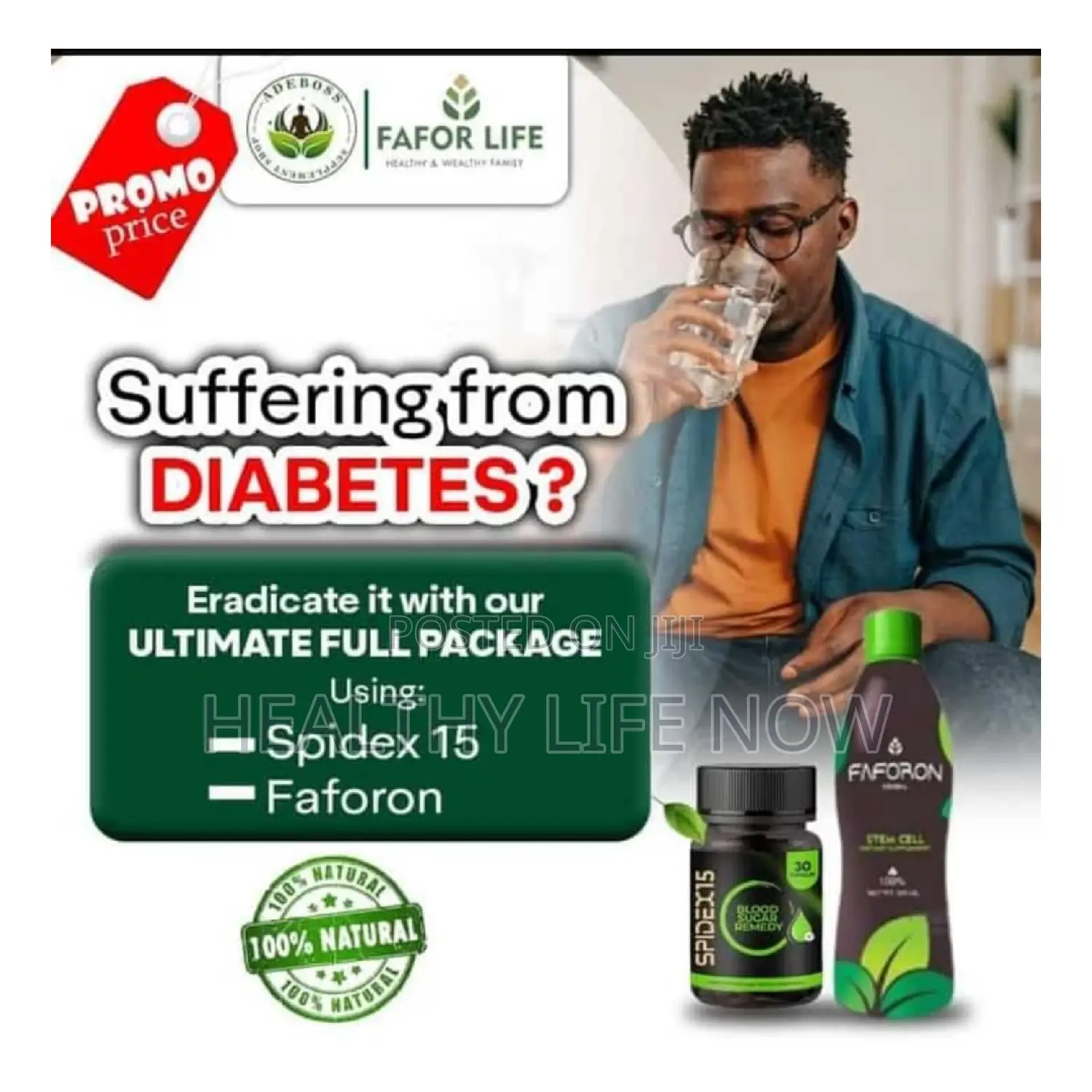 Suffering From Blood Sugar? Get Faforon and Spidex15