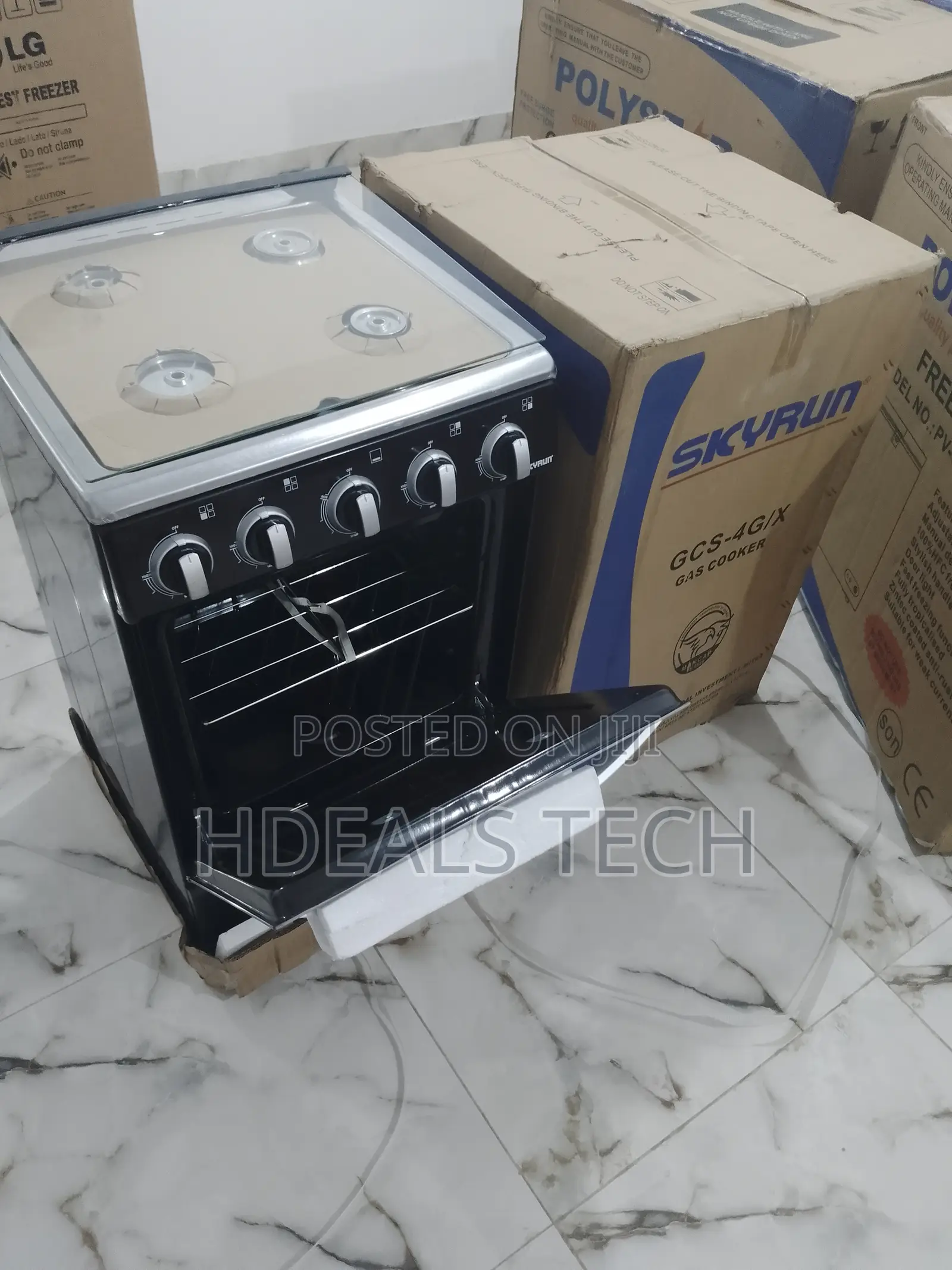 Skyrun 4 Burner Face Gas Cooker.