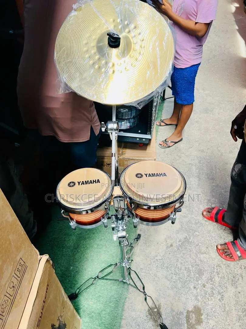 Yamaha Bongo Drum With Cymbal