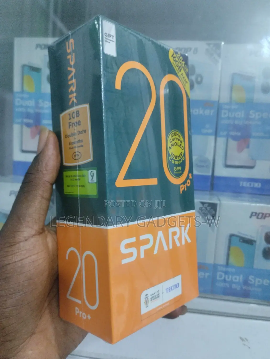 New Tecno Spark 20 Pro Plus 256 GB Black