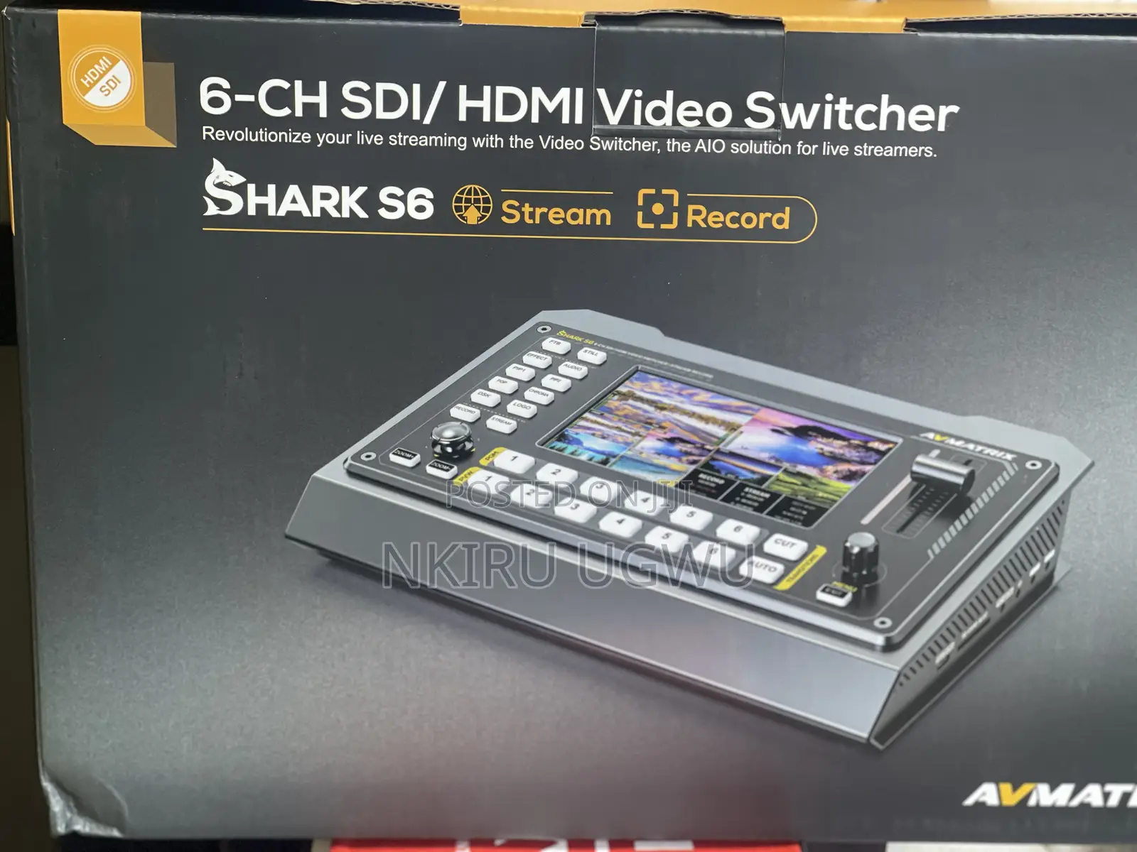 Avmatrix Shark S6 6-Channel Hdmi/Sdi Video Switcher