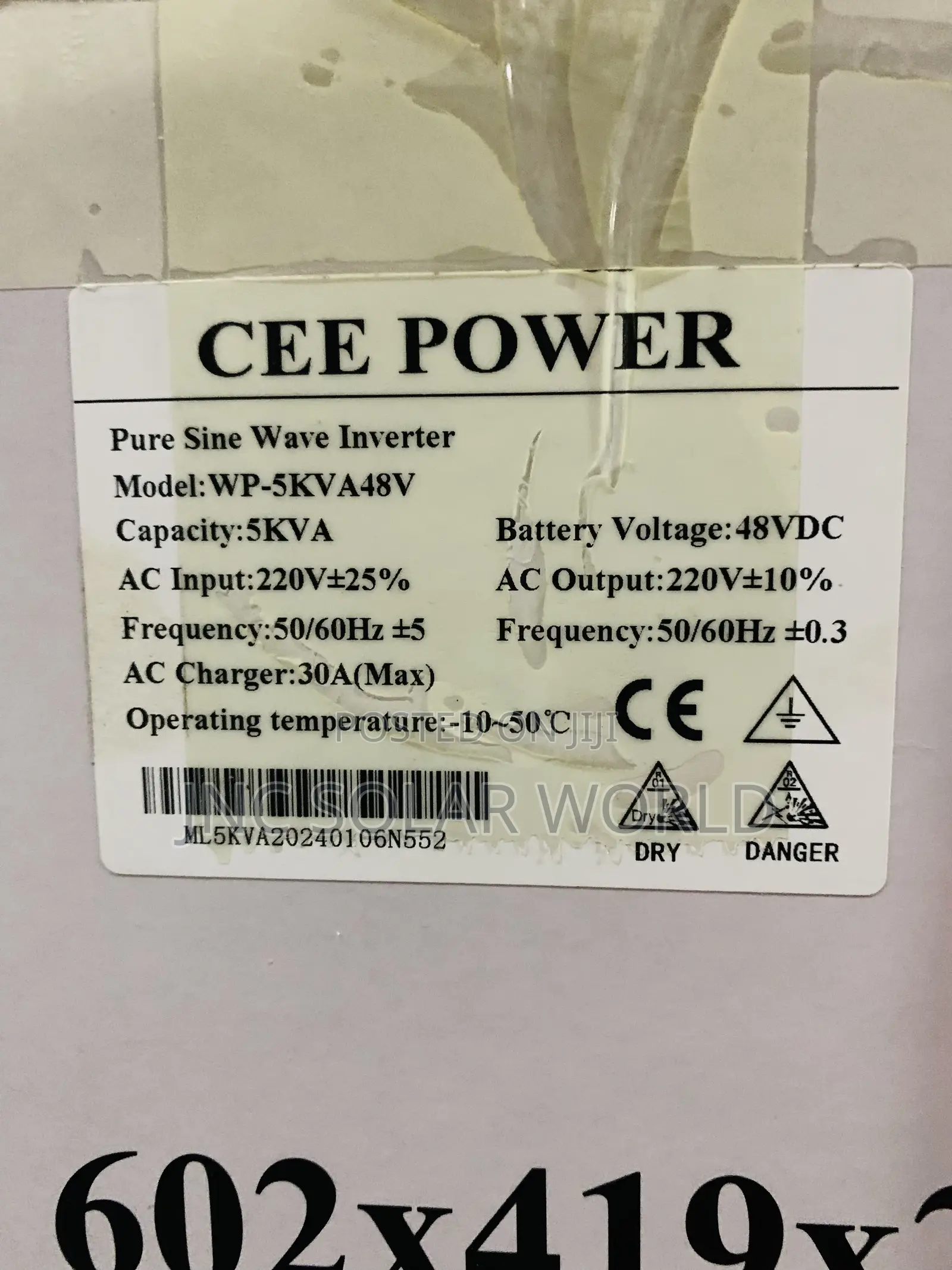 5kva/48v Cee Power Inverter