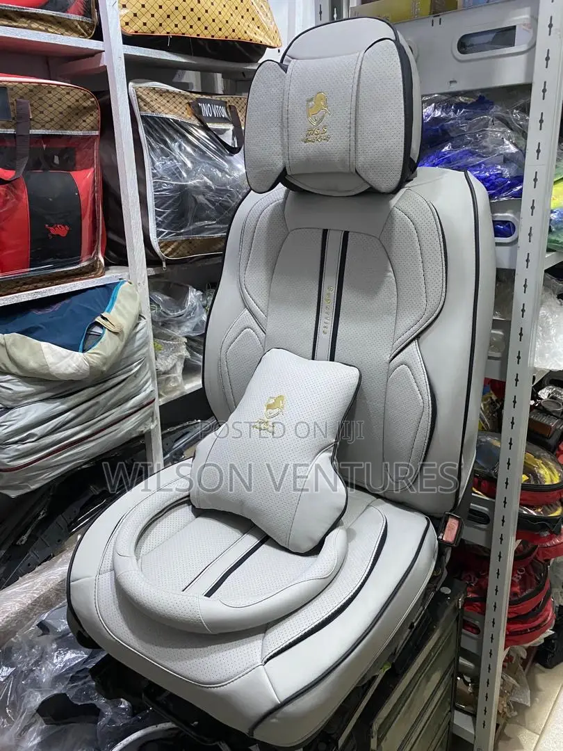 Gray Color Leather Car Seat Cover