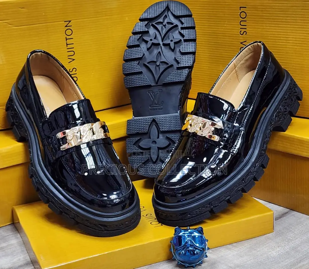 Mens Louis Vuitton Leather Shoes