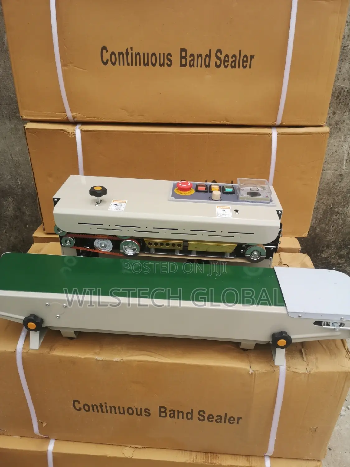 Horizontal Plastic Film Bags Heat Continuous Band Sealer