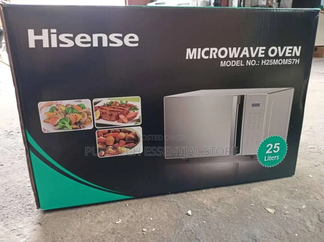 New Hisense Microwave 26l Silver H26mom57h