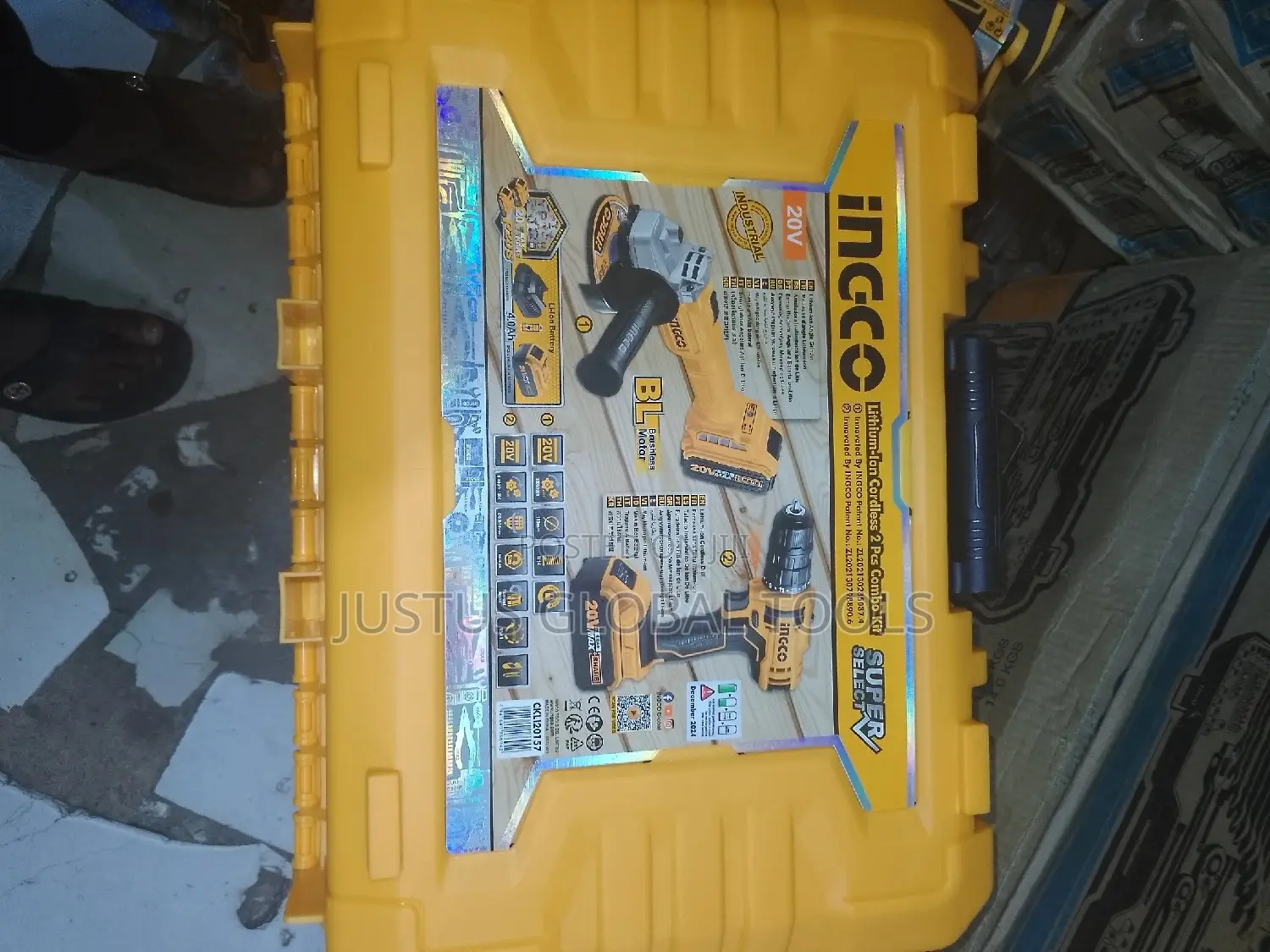 Cordless Machine With Grinder