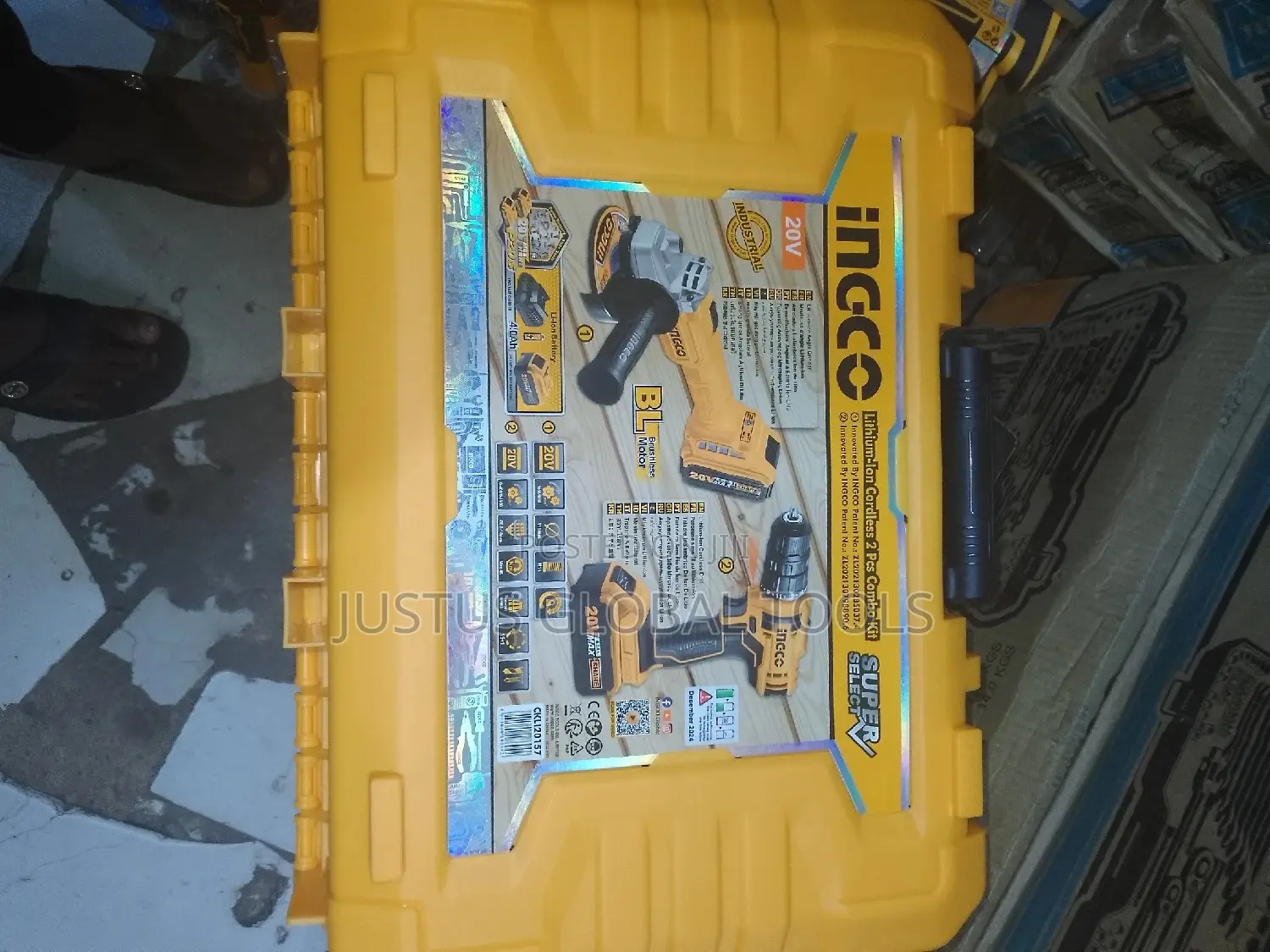Cordless Machine With Grinder