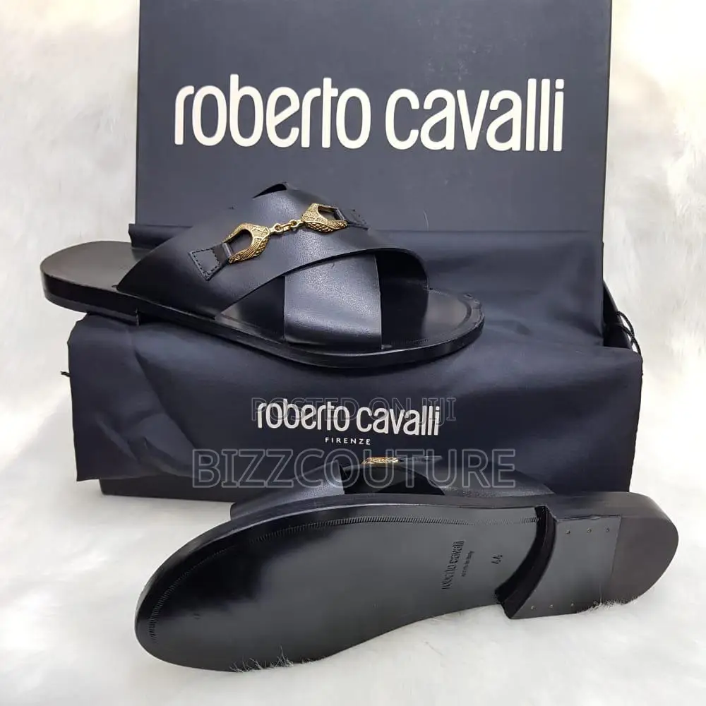 Original ROBERTO CAVALLI Slippers Available in Store