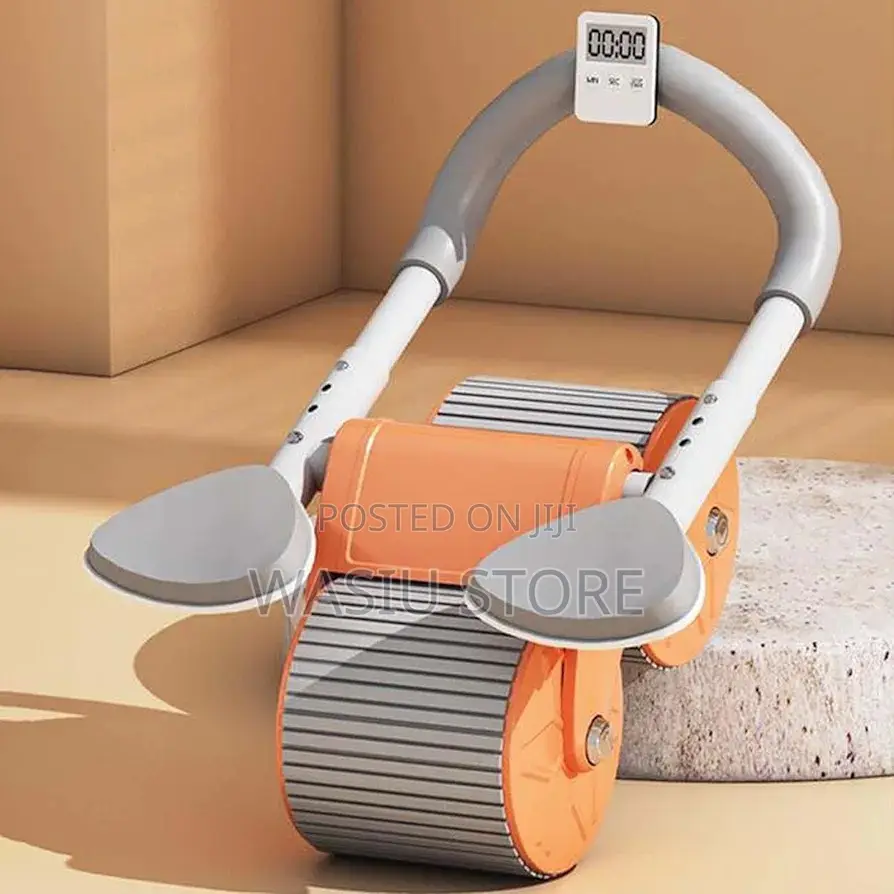 Automatic Rebound Abdominal Wheel With Timer