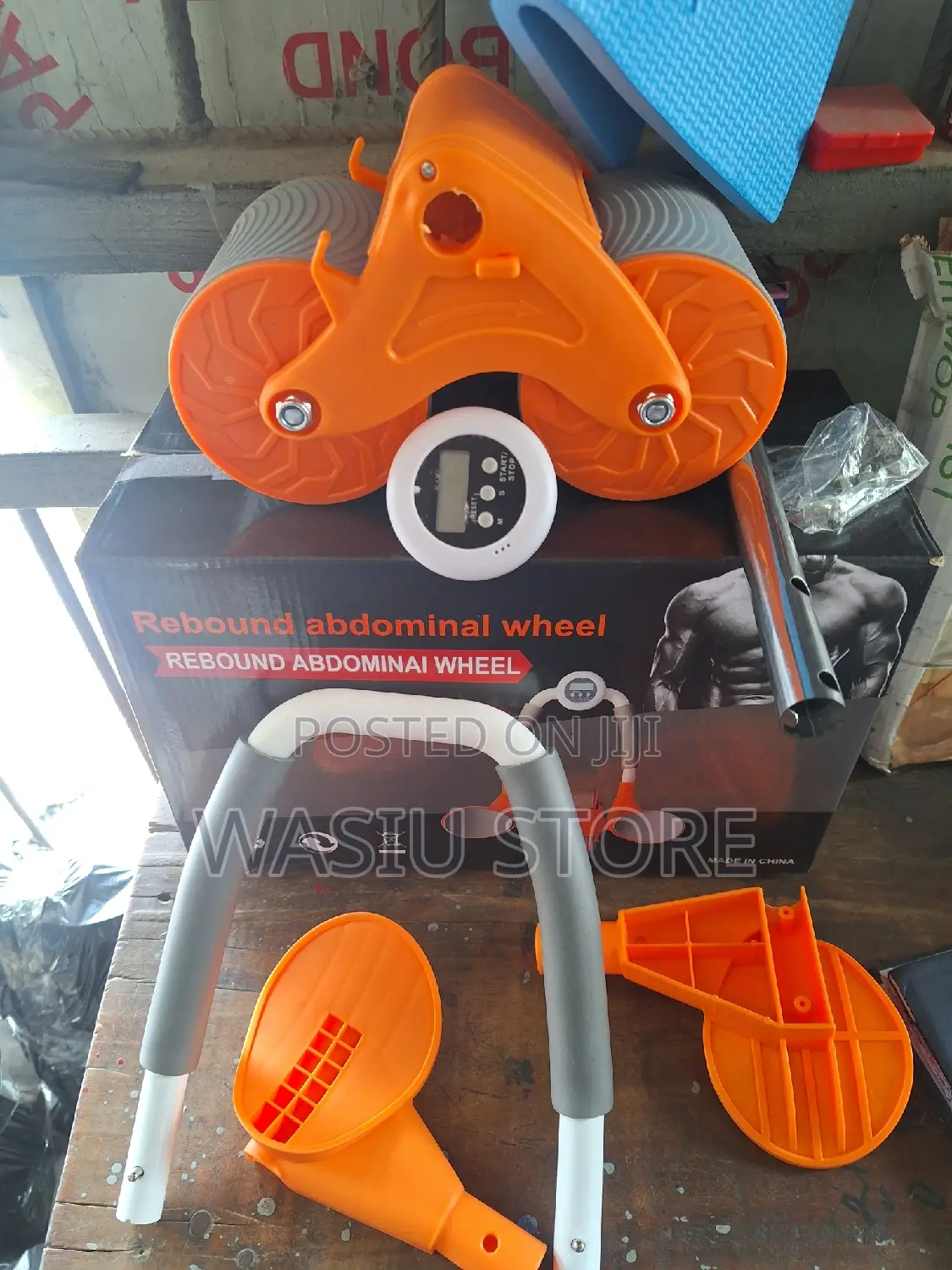 Automatic Rebound Abdominal Wheel With Timer