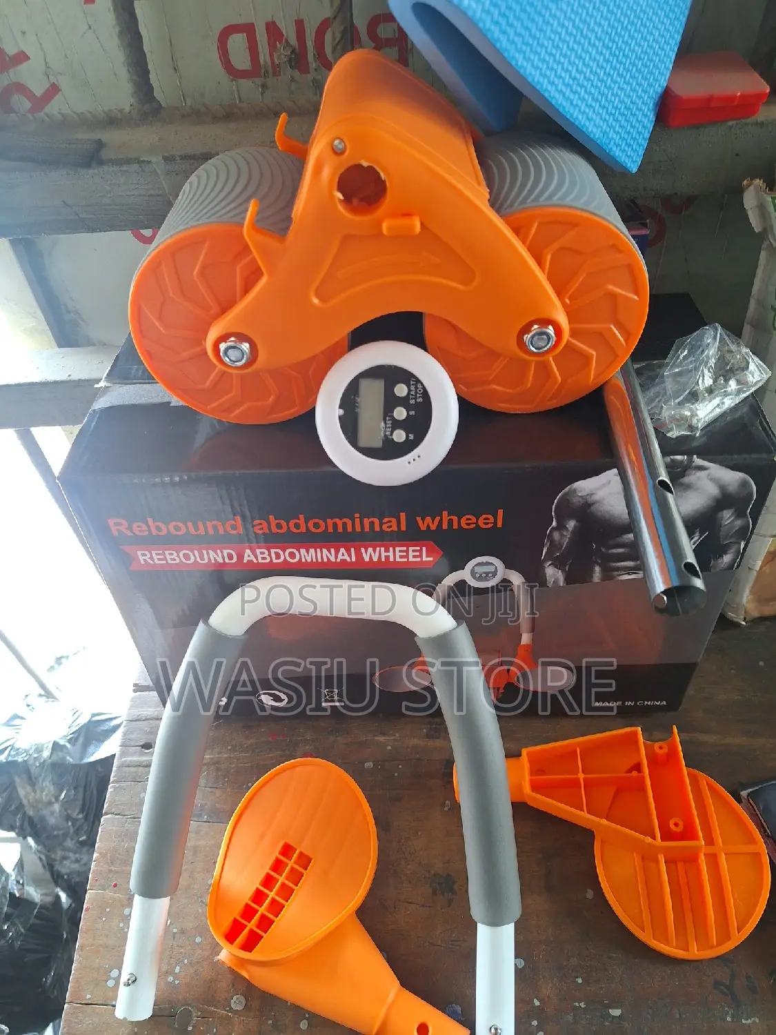 Automatic Rebound Abdominal Wheel With Timer