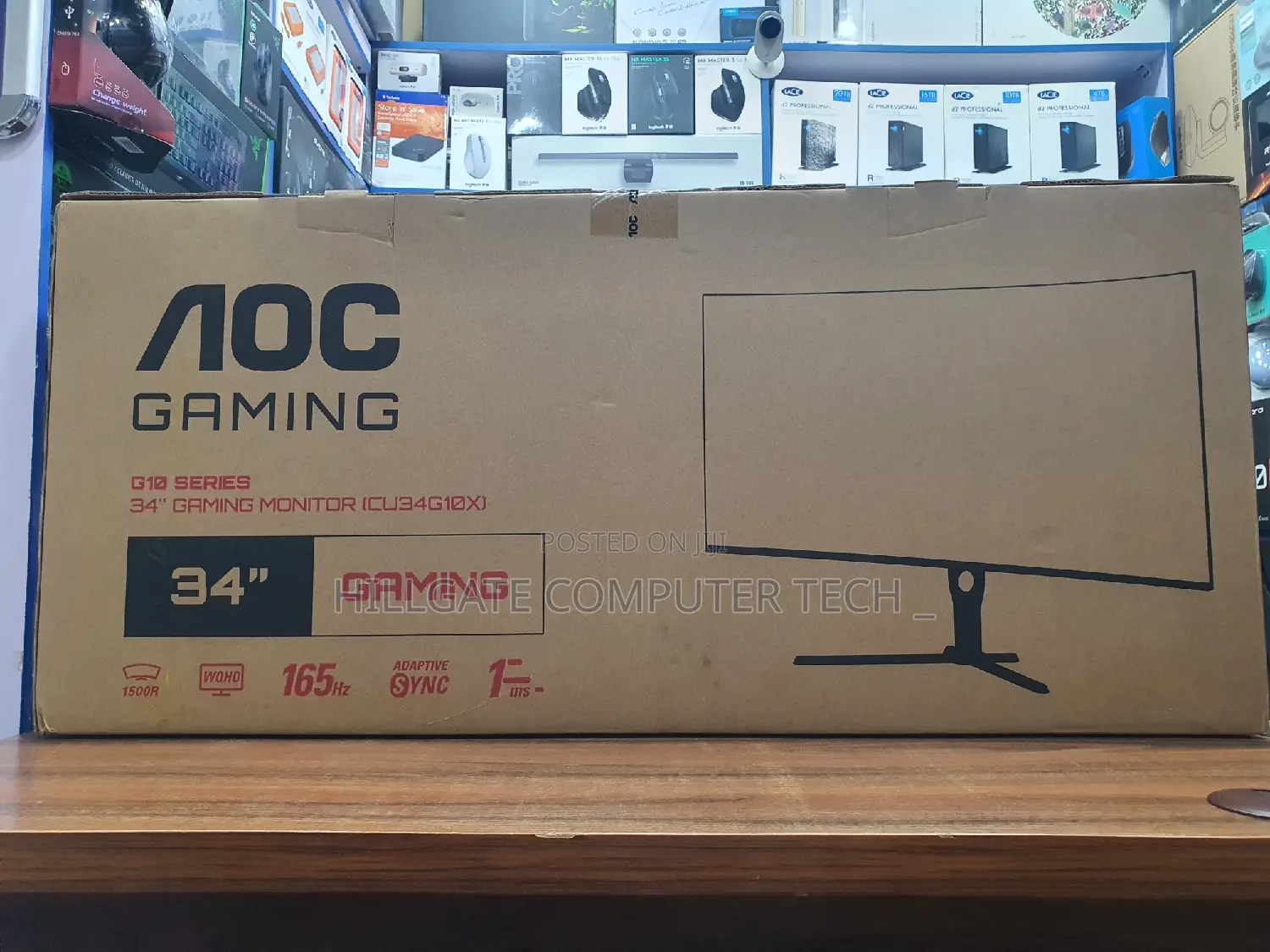 Aoc G10 Series Gaming Monitor 34-Inch Curved