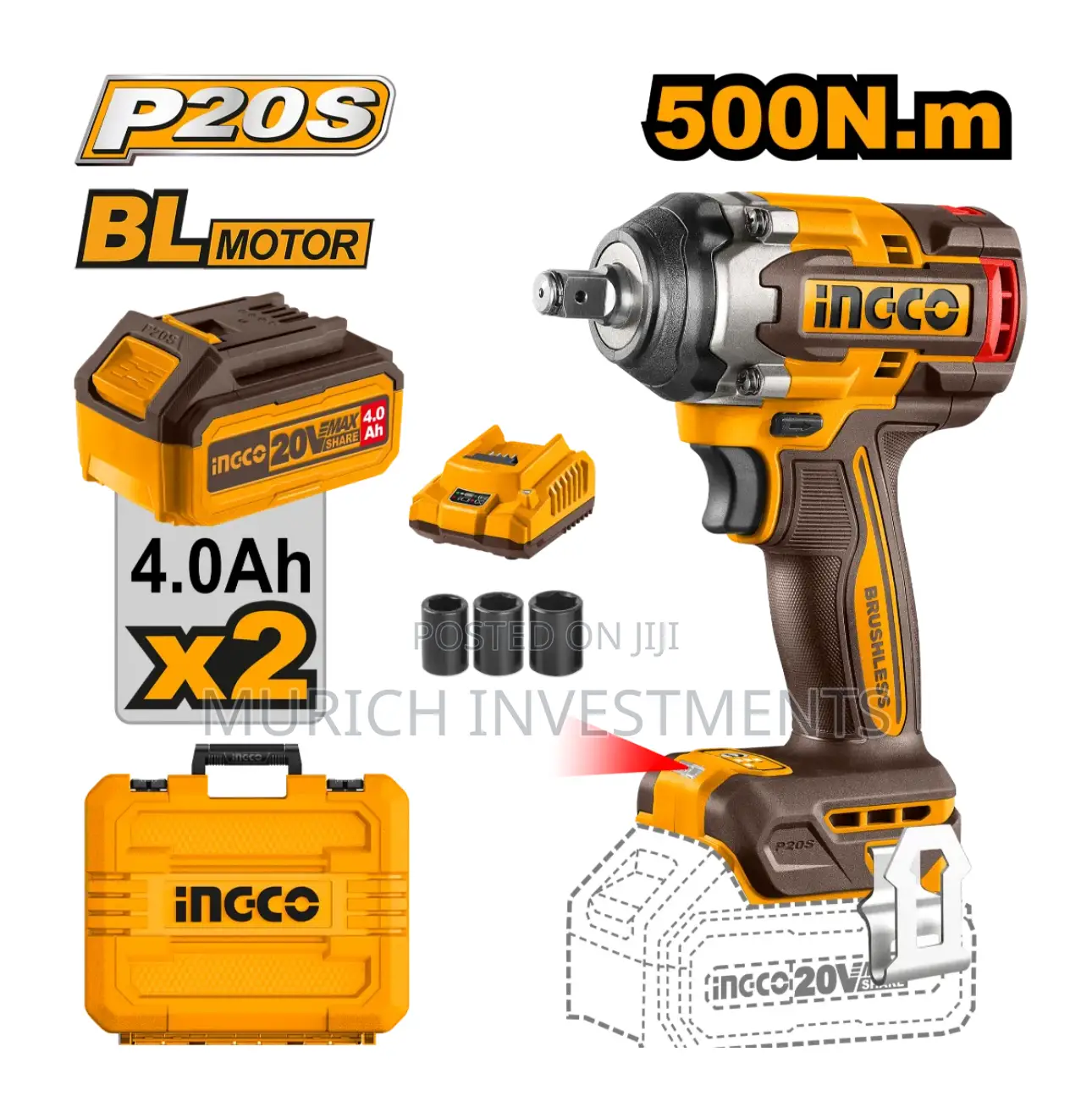 Lithium-ion Impact Wrench CIWLI2050