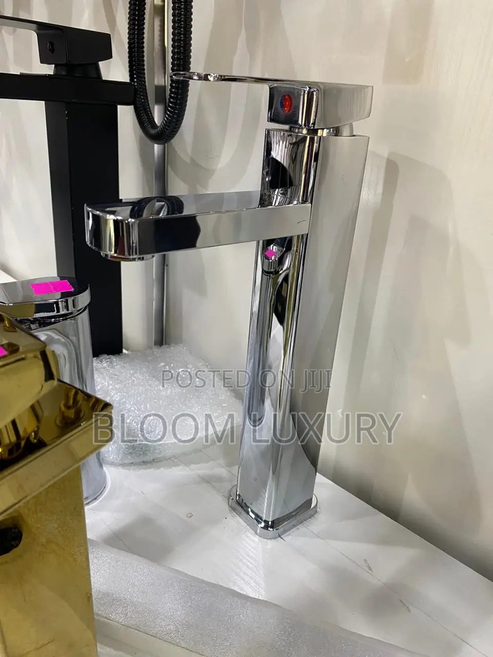 Chrome Countertop Basin Faucet