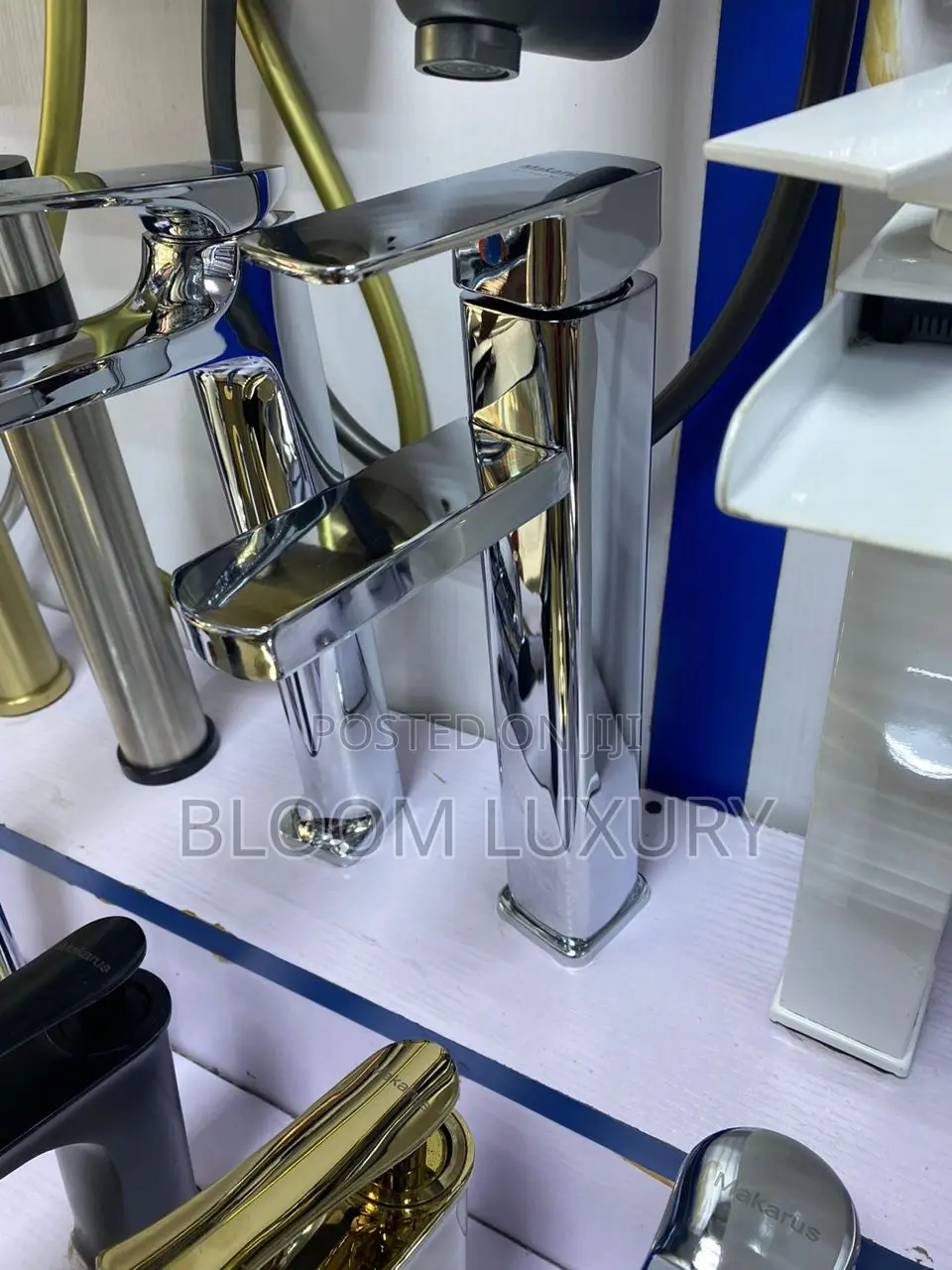 Chrome Countertop Basin Faucet