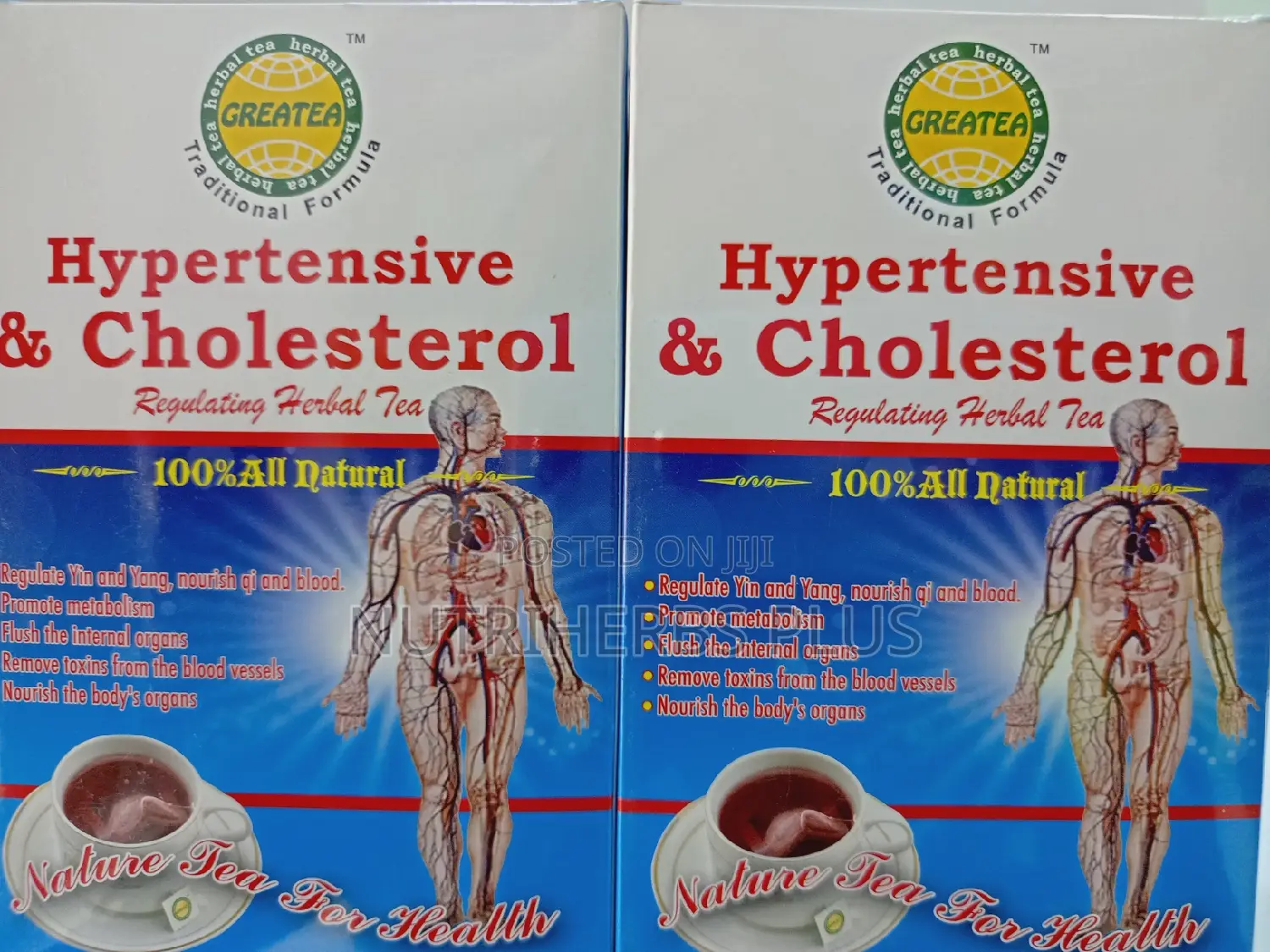 Greatea Hypertensive Cholesterol Tea:Lowers Blood Pressure