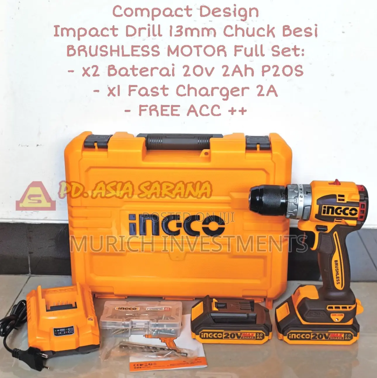 CIDLI20602 Lithium-Ion Compact Brushless Impact Dril