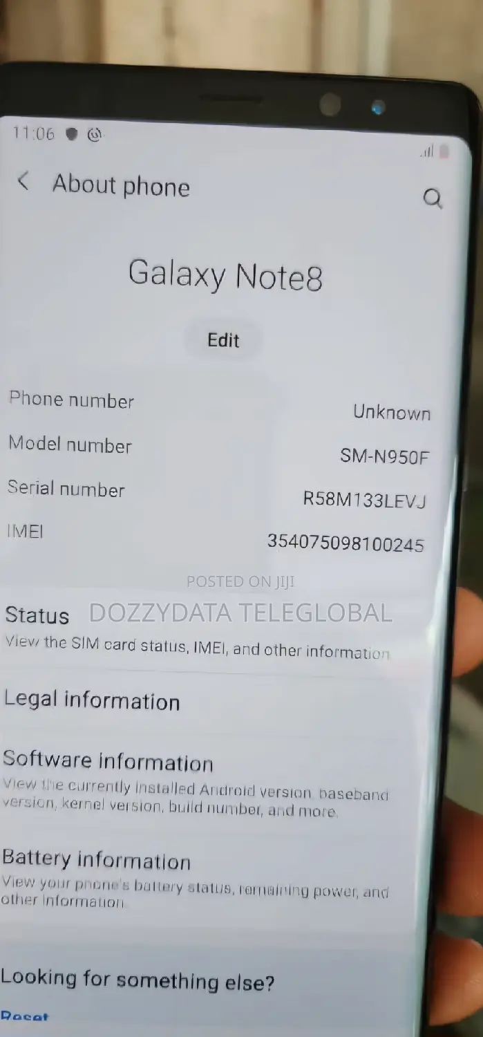 Samsung Galaxy Note 8 64 GB Black