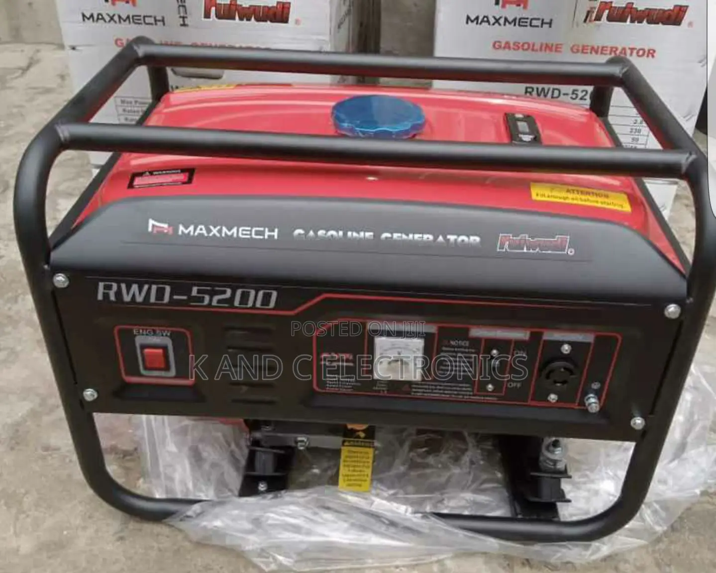 Maxmech 3.5kva Generator 100%Copper Wire