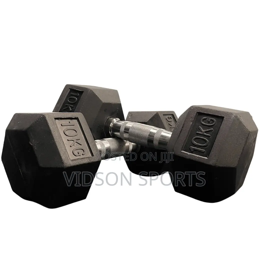10kg Hex Dumbbell