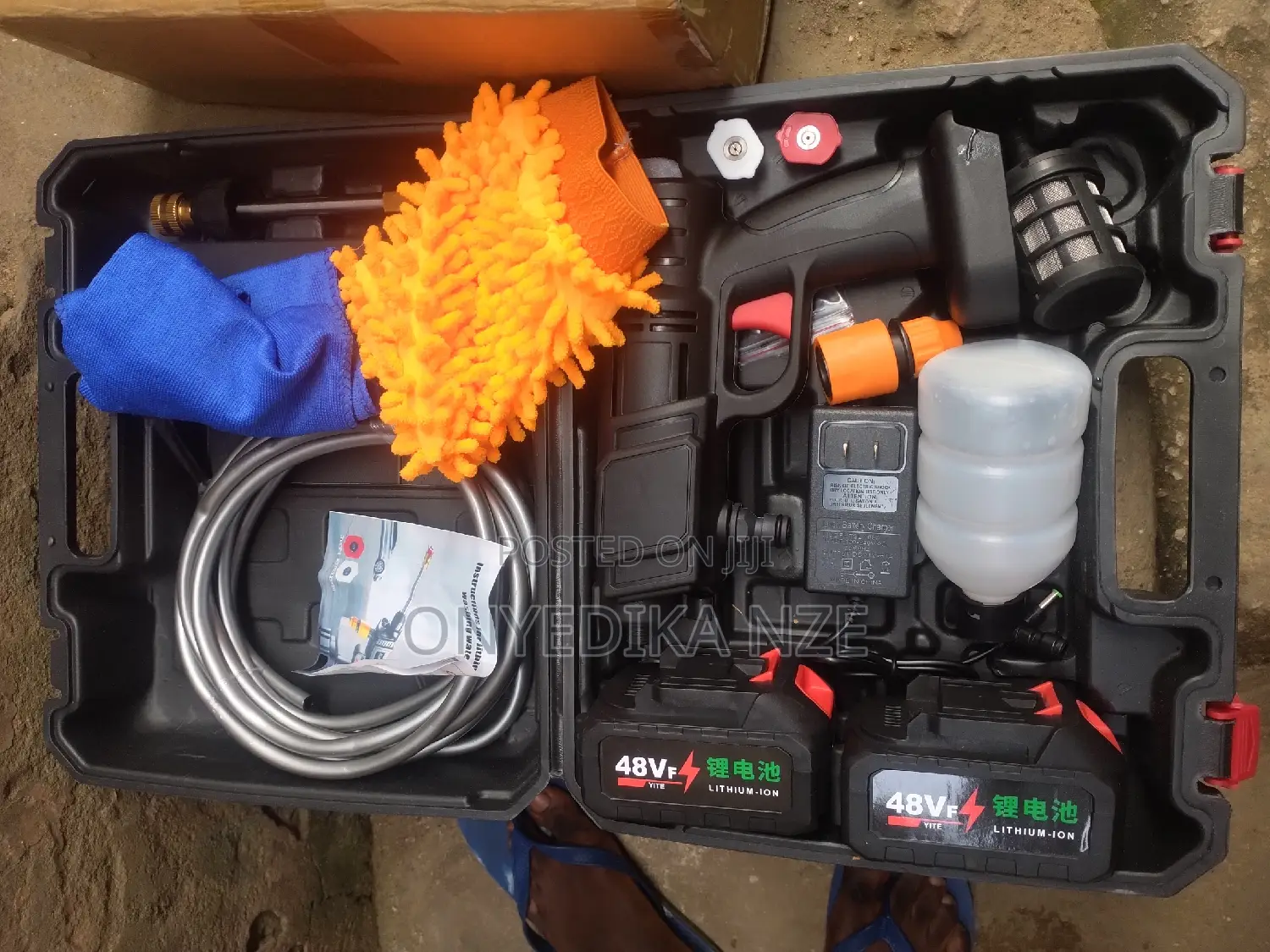 48V High Pressure Wireless Car Washing Machine Rechargeable
