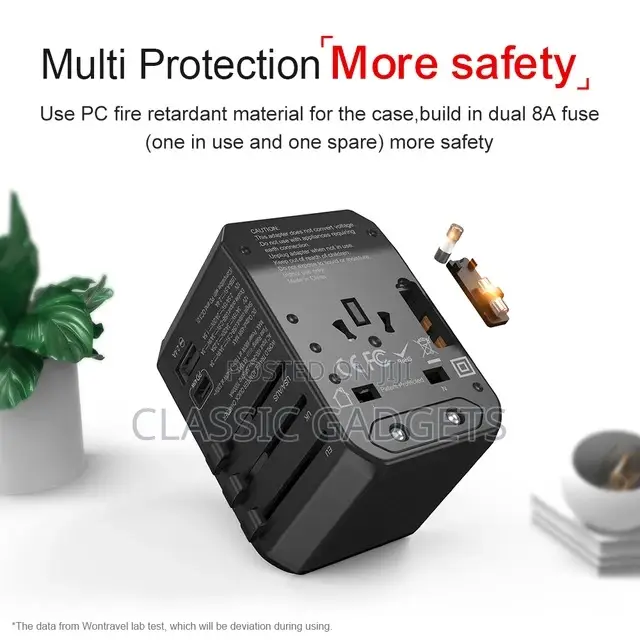 Powerology 45w Pd Universal Multi-Port Travel Charger