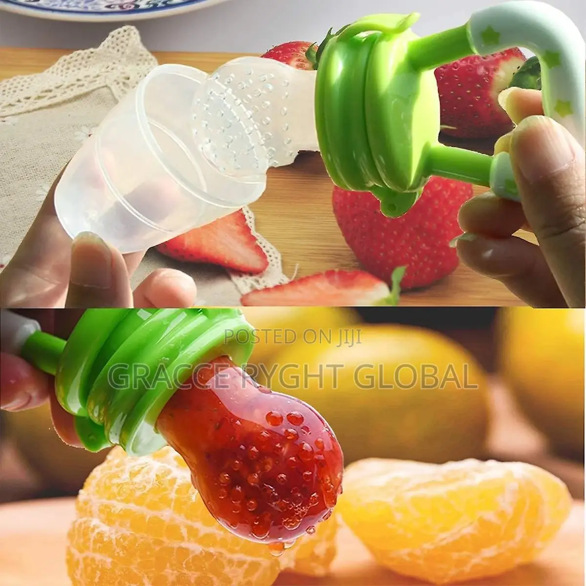 2 Pc's Baby Fruit Pacifier
