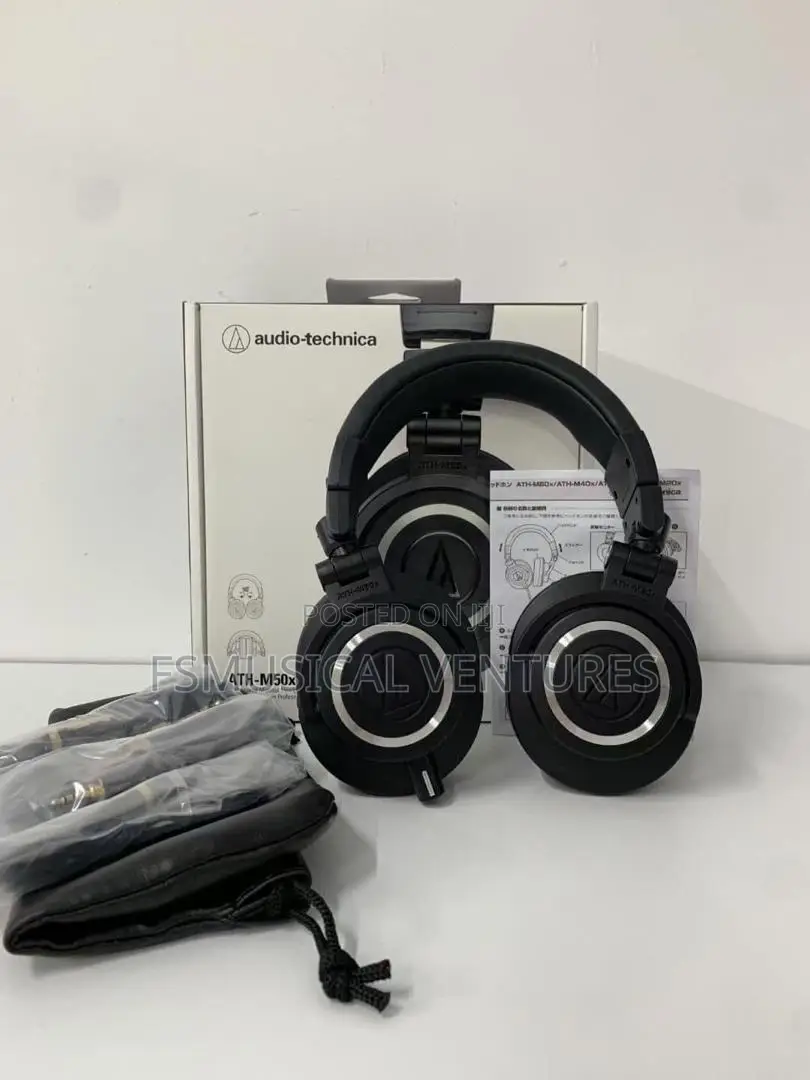 Ath-M50x Audio Technica Professional Monitoring Headphone
