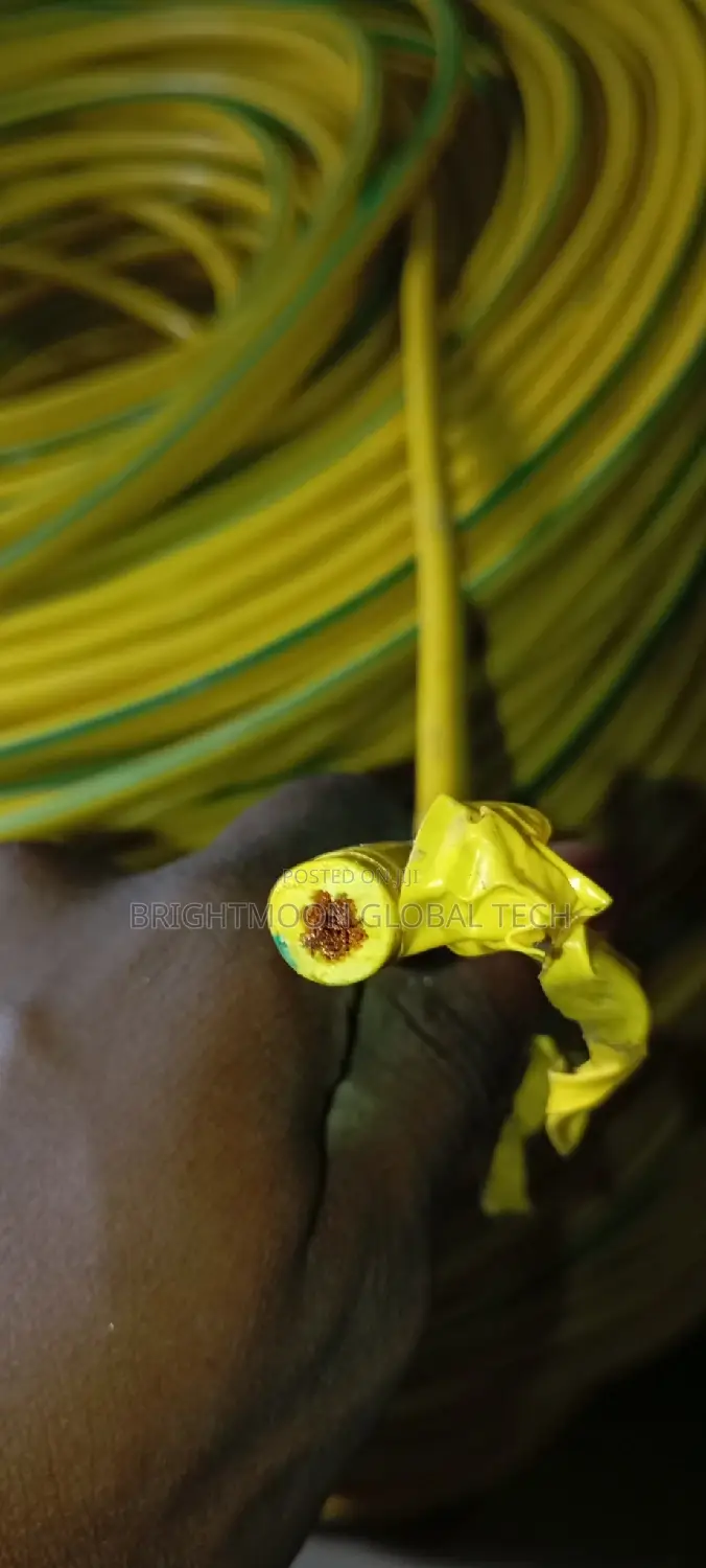 35mm Single Flexible Green and Yellow Earth Wire