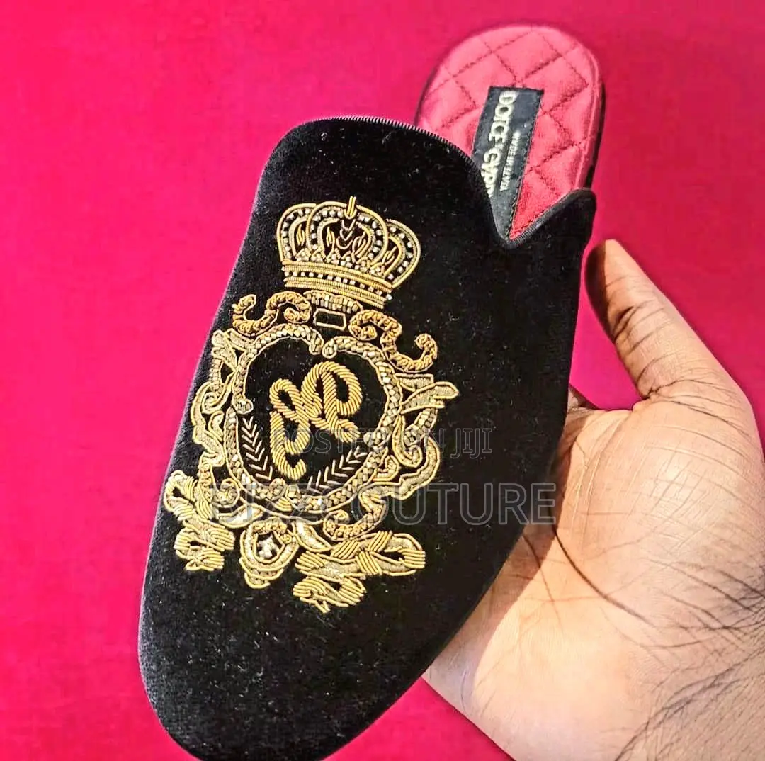 Original DOLCE GABBANA Half Shoes Available in Store