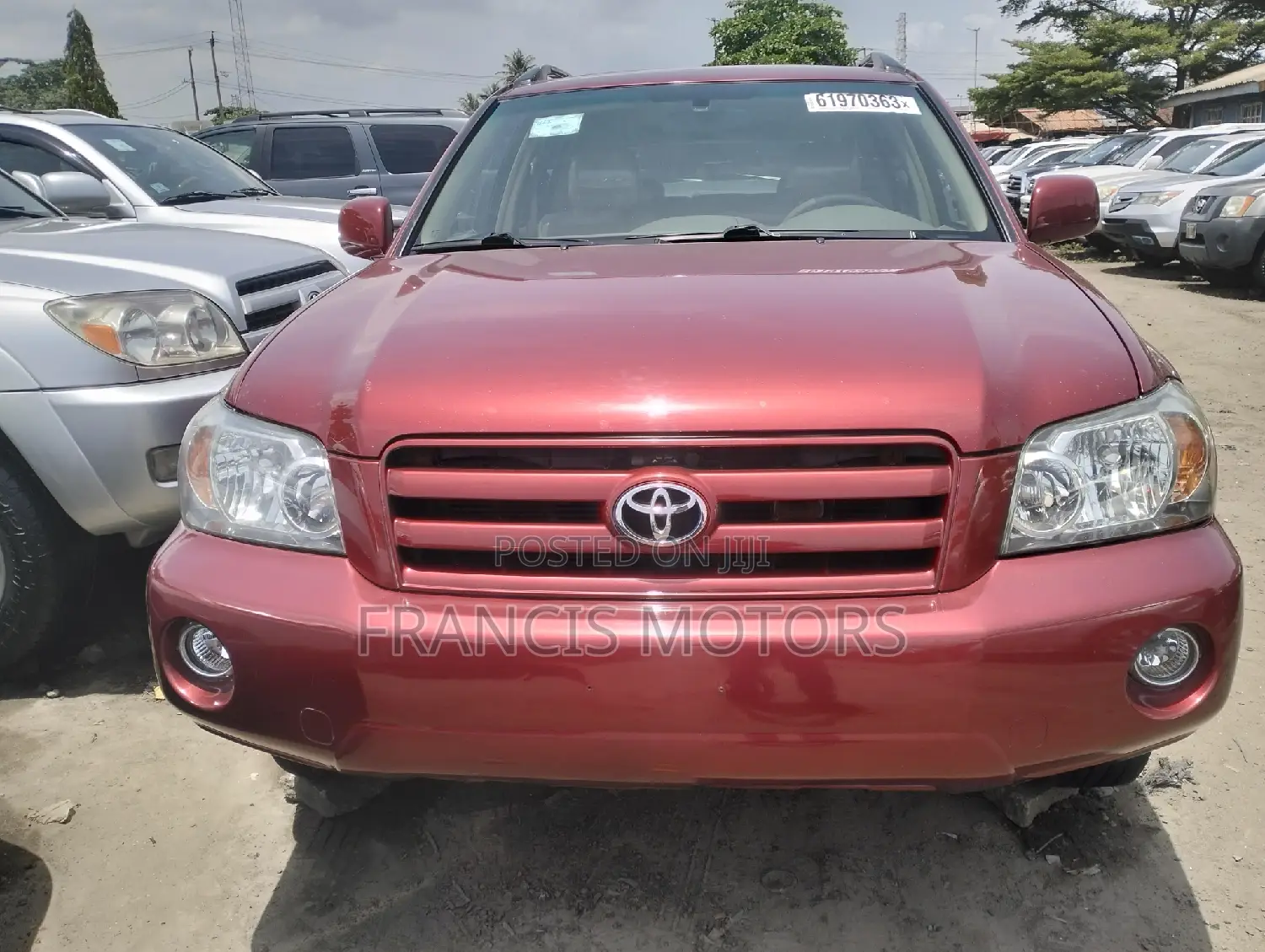 Toyota Highlander Limited V6 2007 Red
