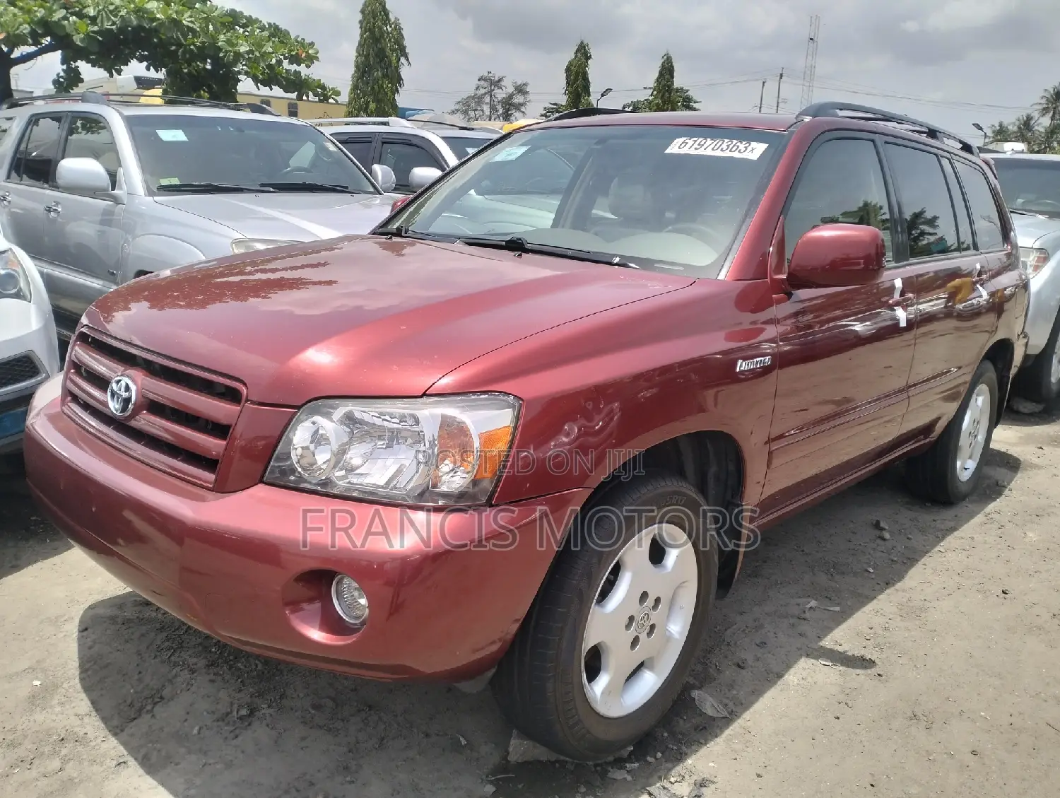 Toyota Highlander Limited V6 2007 Red