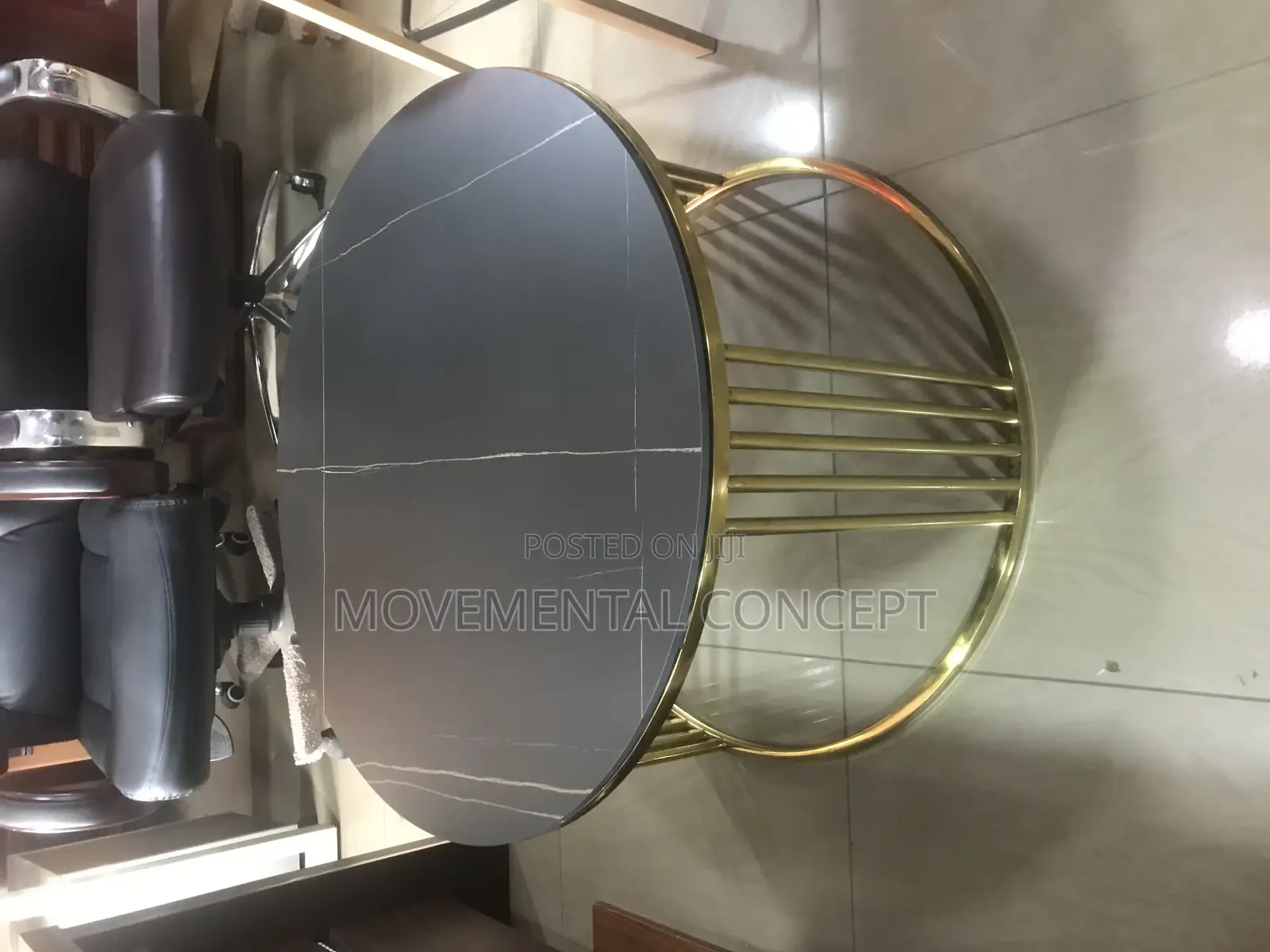 Black Marble Center Table