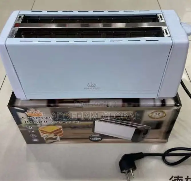 Royal Ford 4 Slice Pop Up Toaster/ Sandwich Maker 1300w 