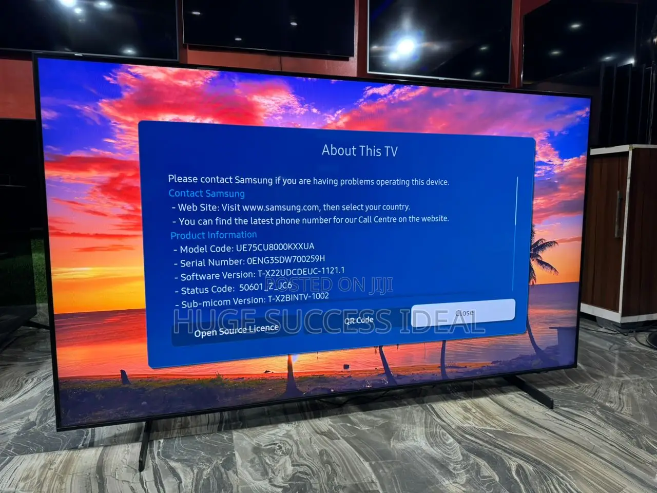 SAMSUNG 75" Smart Ultra HD HDR LED TV With Bixby (2023)