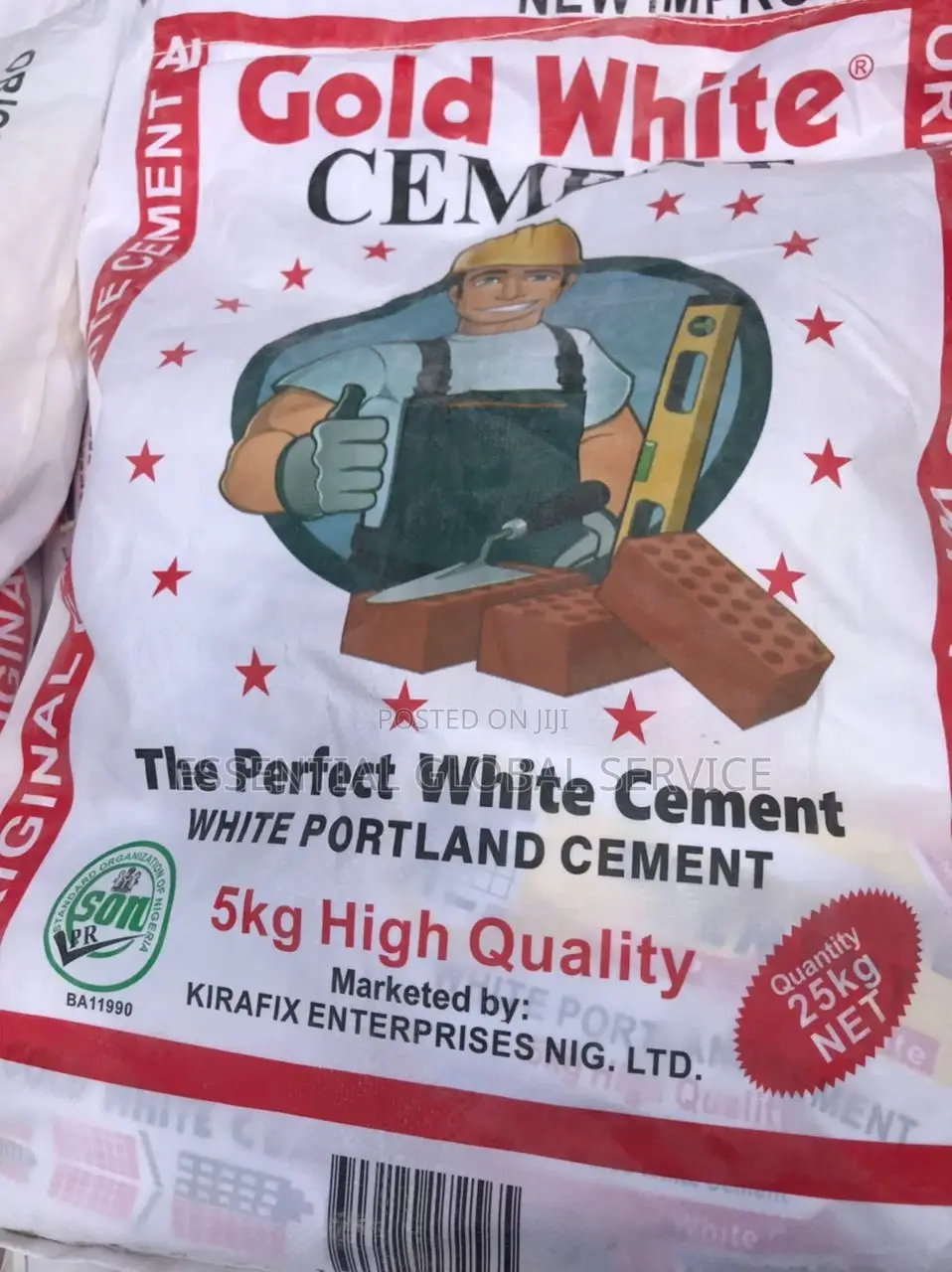 Gold White Cement