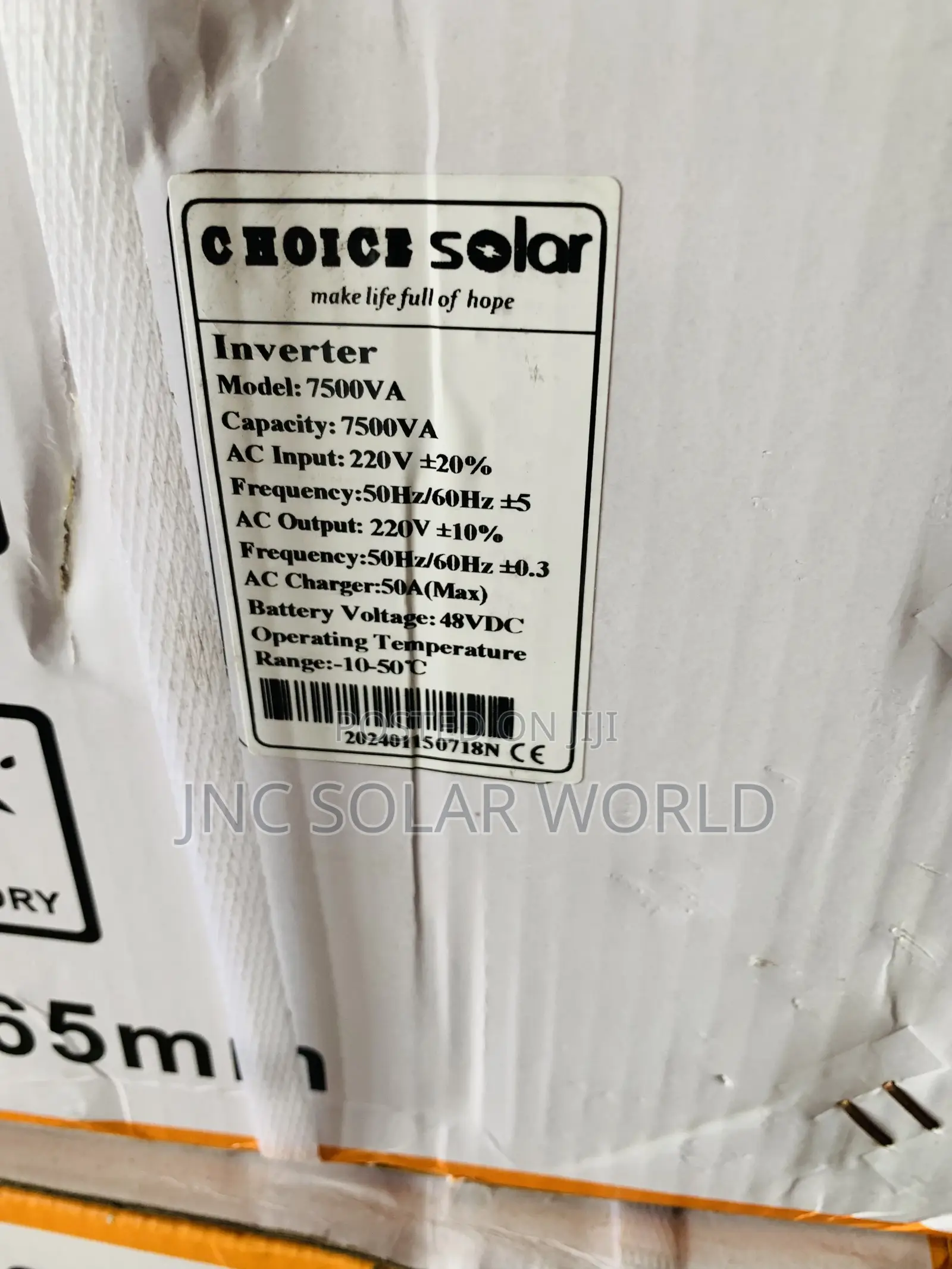 7.5kva/48v Choice Inverter